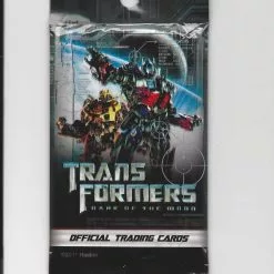 5 Sealed Pack Transformers Dark Of The Moon Official Trading Cards Game Hasbro
