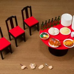 Bandai Dragon Ball S.H. Figuarts Dragonball Z Son Goku Eating (Harahachibunme) Scene Set