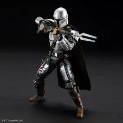 Bandai Star Wars 1/12 Scale The Mandalorian Beskar Armor (Silver Coating Ver.) Model Kit