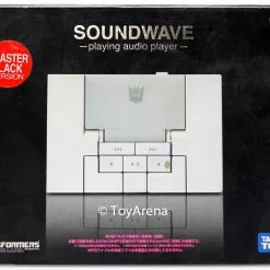 Takara Tomy Transformers Music Label Soundblaster Blaster Black Version MP3 Player OPENED