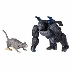 Hasbro Transformers Generations Netflix War For Cybertron: Trilogy Voyager Optimus Primal And Core Rattrap Action Figure Exclusive