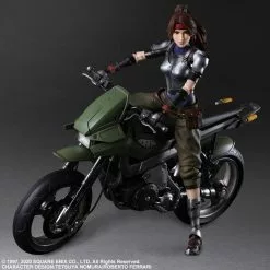Square Enix Final Fantasy VII Remake Jessie And Motorcycle Set Play Arts Kai Action Figure