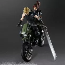 Square Enix Final Fantasy VII Remake Cloud, Jessie And Motorcycle Set Play Arts Kai Action Figure
