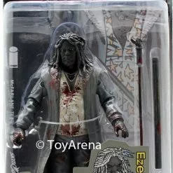 Skybound Exclusive The Walking Dead Ezekiel Black And White Bloody Action Figure